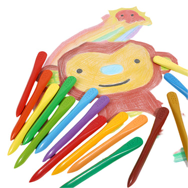 EcoColor | Dibujar colorido y seguro - 36 rotuladores de tiza borrables para niños